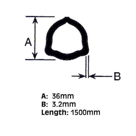 Aftermarket BP125051500 New Hay Tedder Outer Drive Tube Fits Ford New Holland 86511086